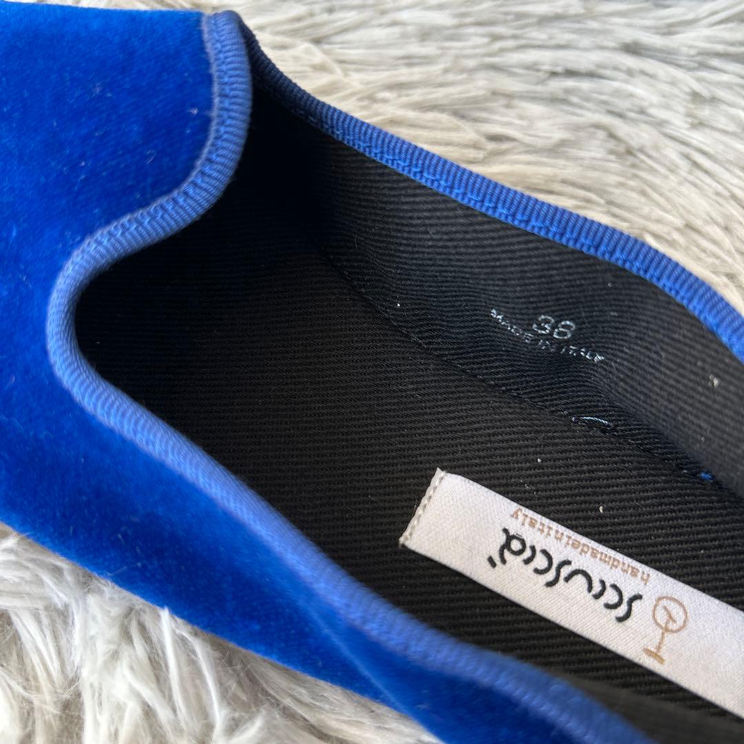 【未使用品】Sciuscià / シューシャ TRAGARA ブルー 38サイズ