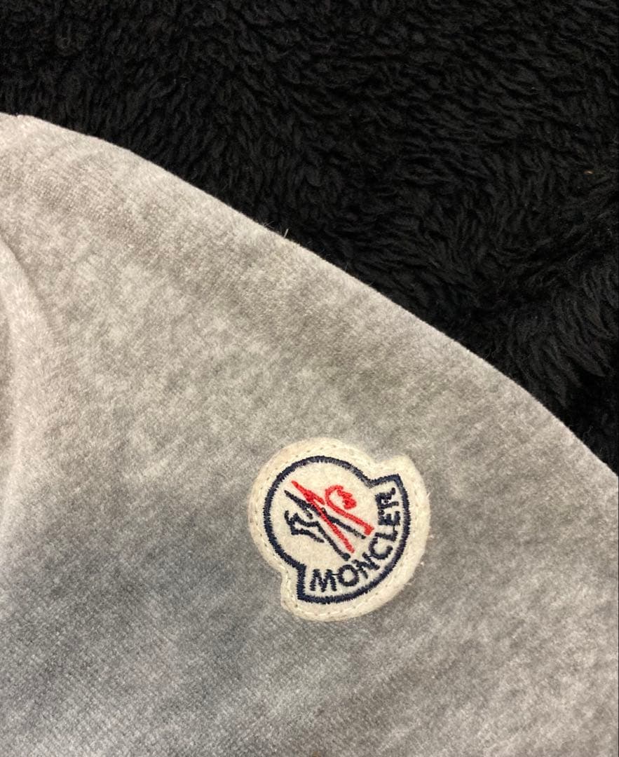 MONCLER モンクレール ジップアップ パーカー グレー レディース XS