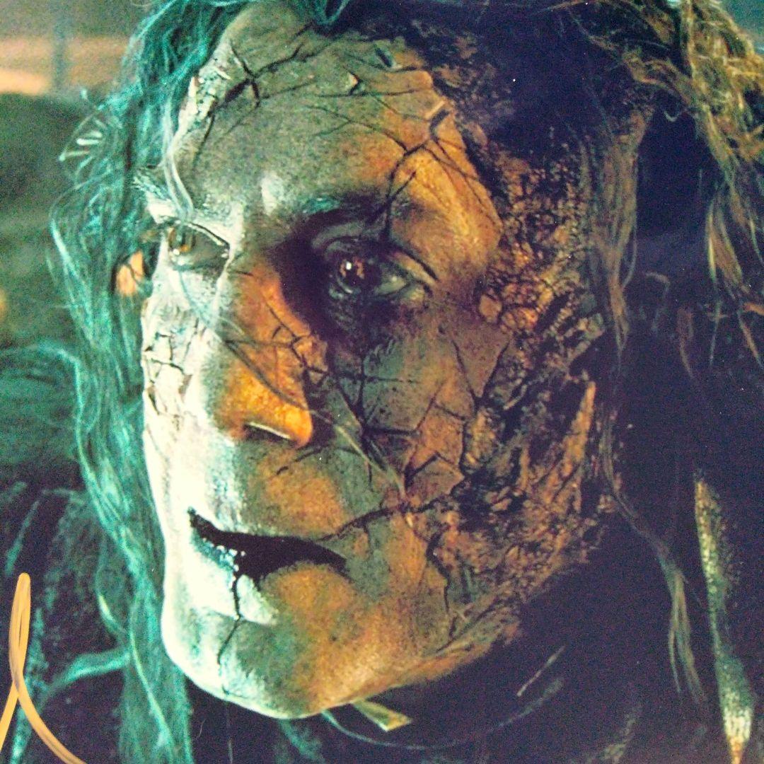 ハビエル・バルデム直筆サイン入り超大型写真…パイレーツ・オブ・カリビアン…