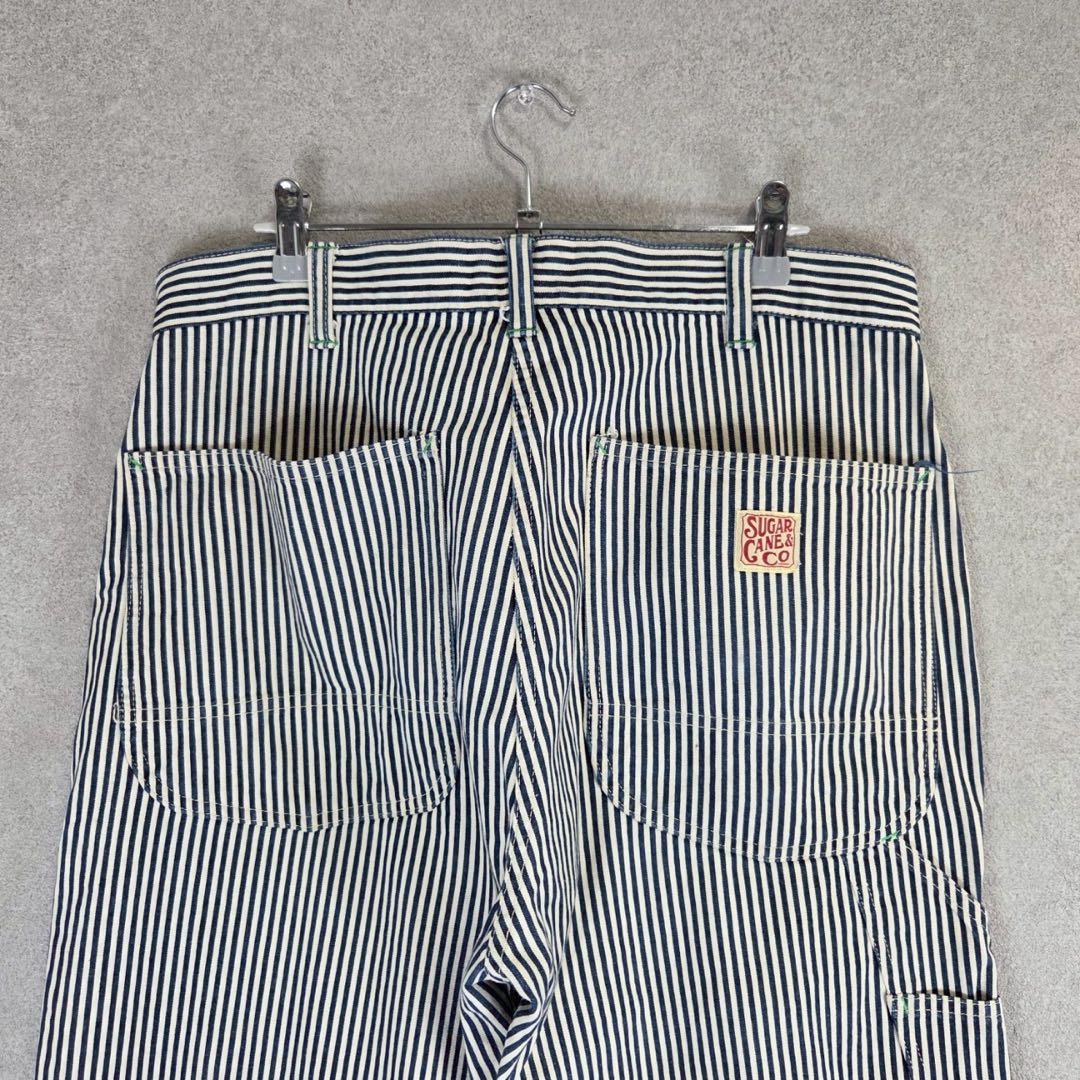 希少 SUGAR CANE Hickory double knee denim