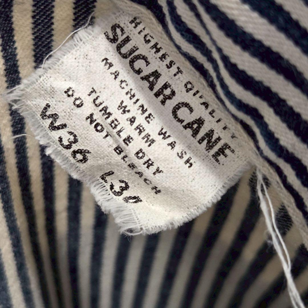 希少 SUGAR CANE Hickory double knee denim