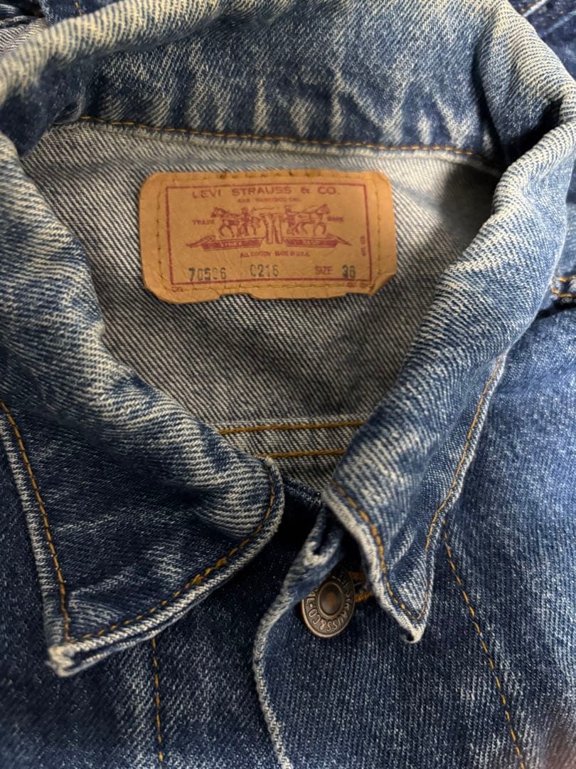 Levi's 70506-0216インディゴ デニムジャケット 38サイズ
