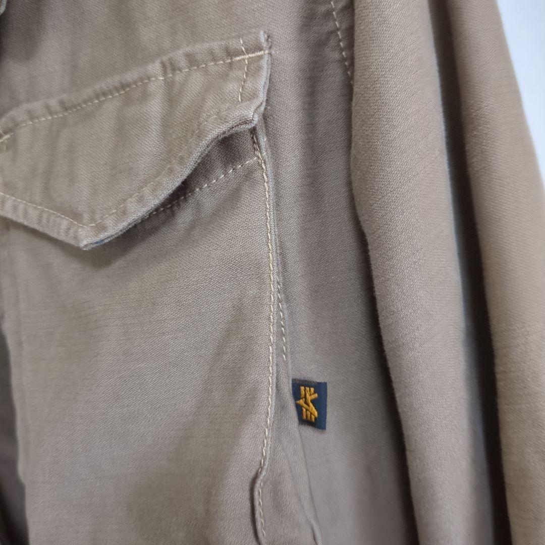 alpha m-43 フィールドジャケット　エー・アンド・ティ製　m-65 開襟