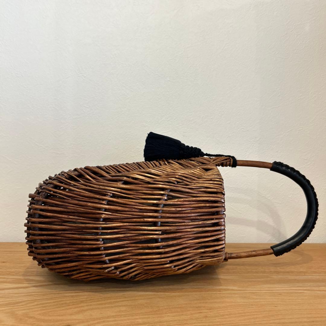 ＊【美品】Pale Jute weekend basket ＊