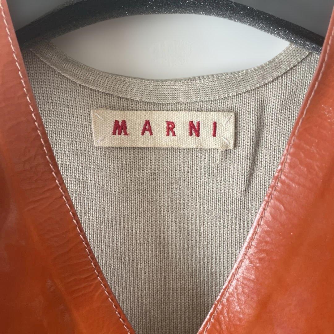 marni パテントレザーベスト
