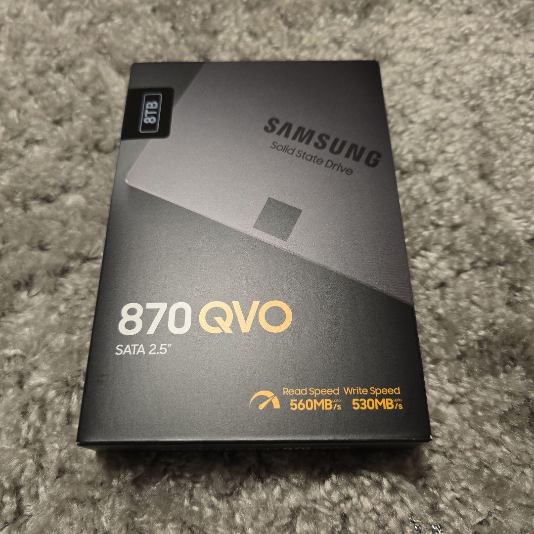 内蔵型SSD Samsung 870 QVO 8TB SSD MZ-77Q8T0B/EC