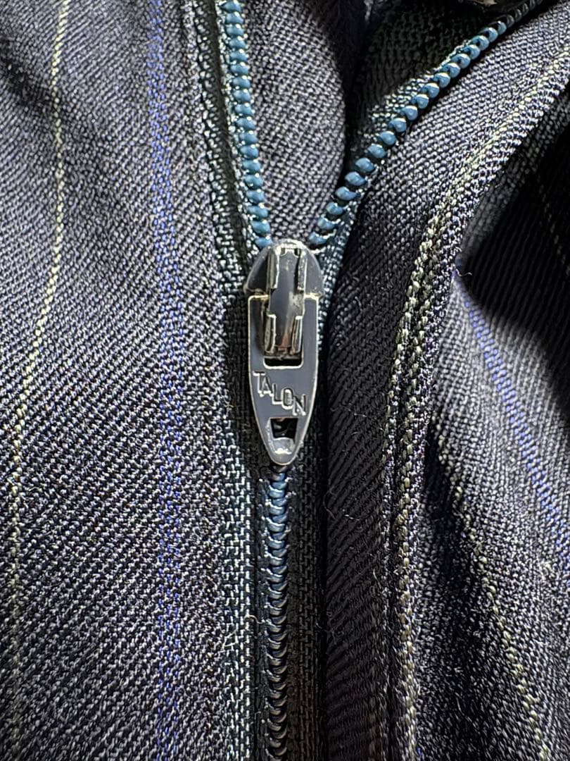 パンツ 60s Vintage pin stripe wide wool slacks