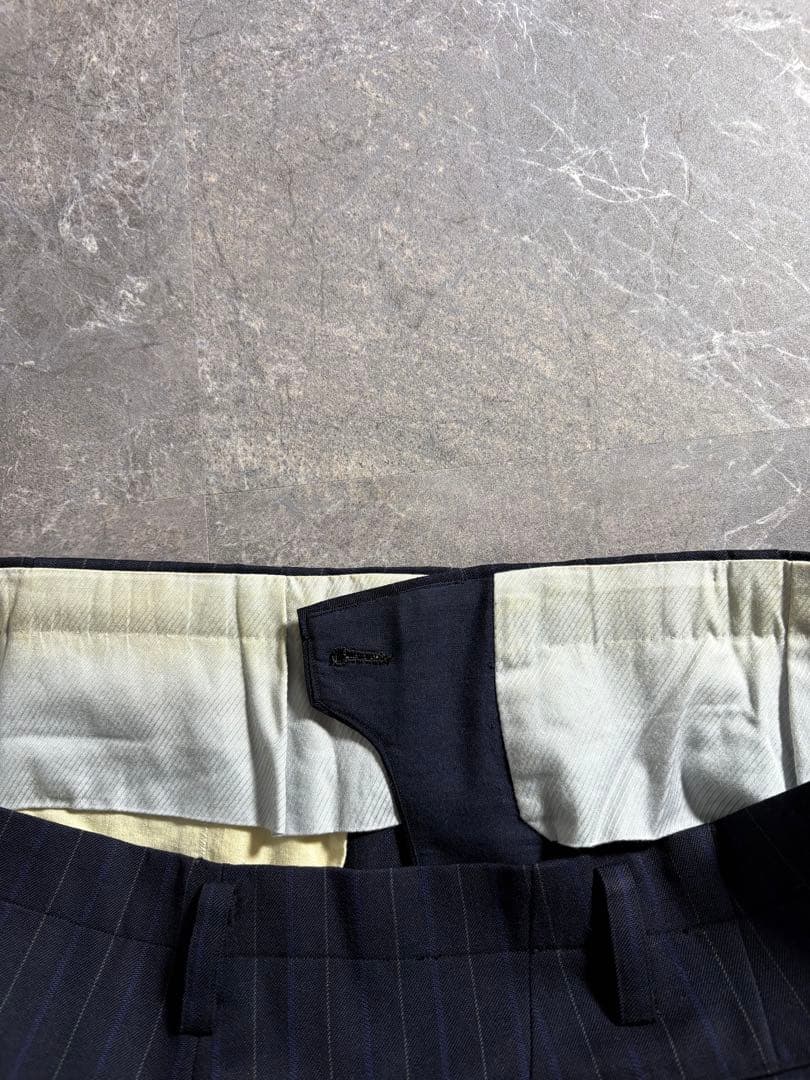 パンツ 60s Vintage pin stripe wide wool slacks