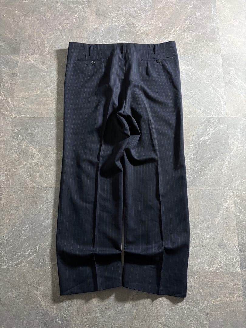 パンツ 60s Vintage pin stripe wide wool slacks