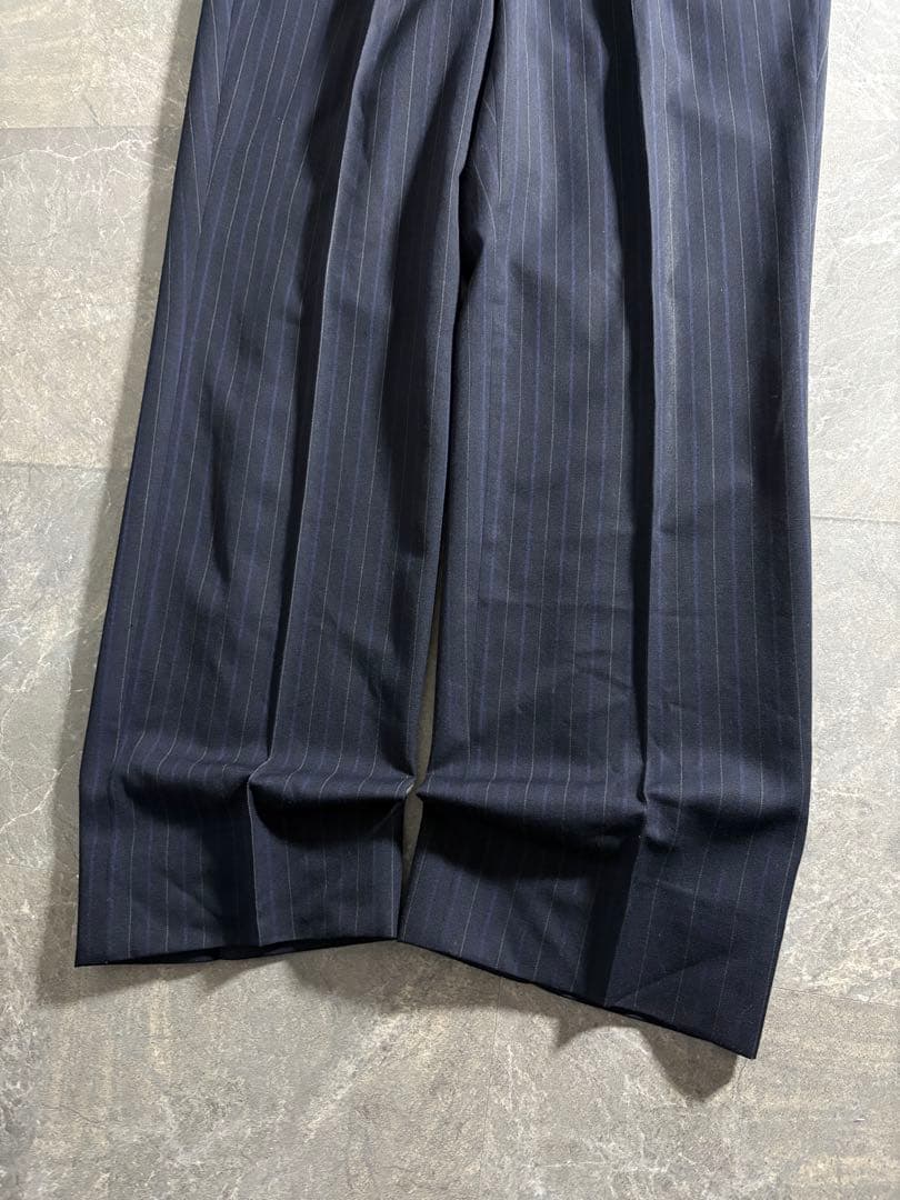 パンツ 60s Vintage pin stripe wide wool slacks