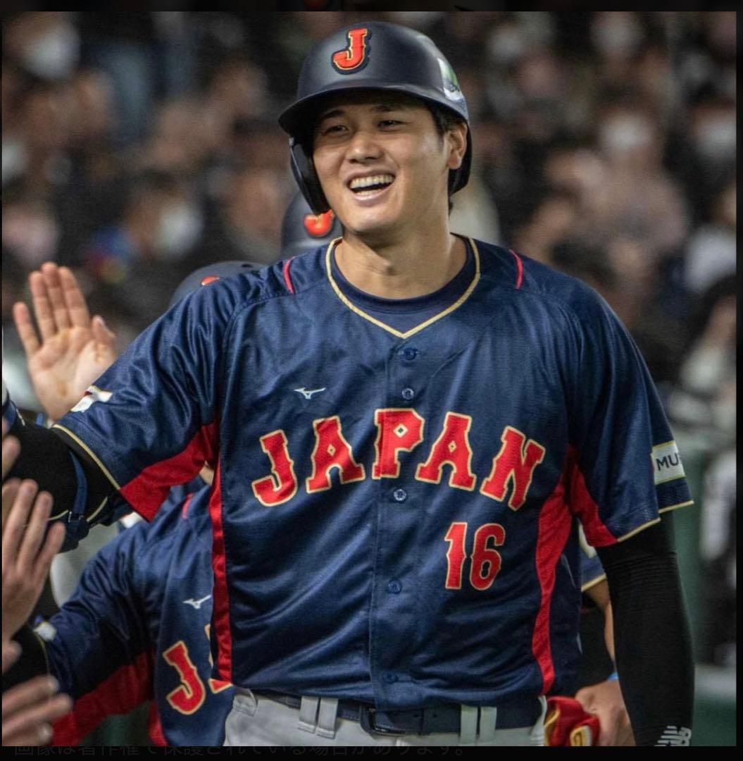 【未使用】WBC2023 大谷翔平 Lユニフォーム　ミズノプロ　定価48000円