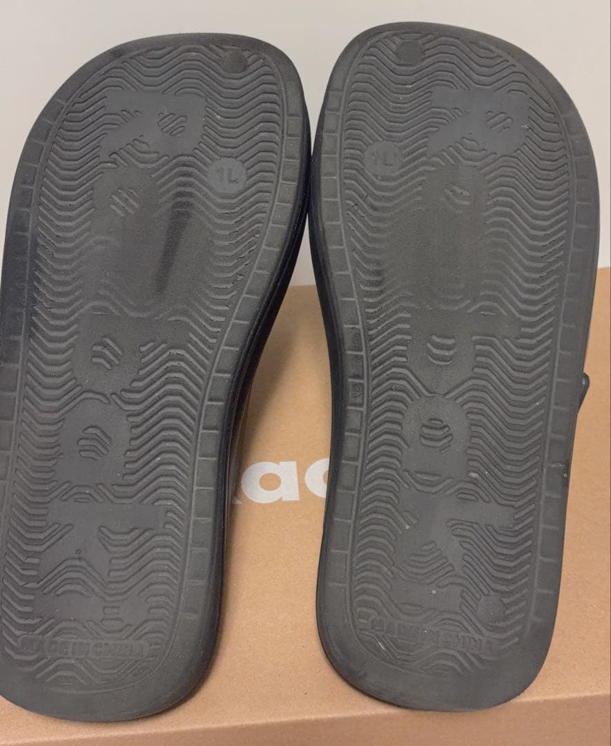 ラクバキ racbaki イージーサンダル ラップ ブラック1 Lサイズ