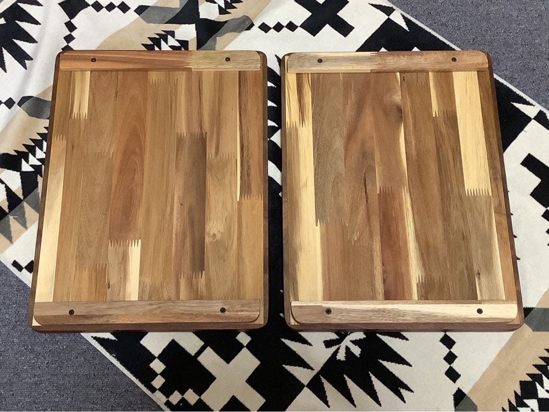 河乃屋様オーダー品　シェルコン25用天板　ヘキサゴン柄142ウォールナット