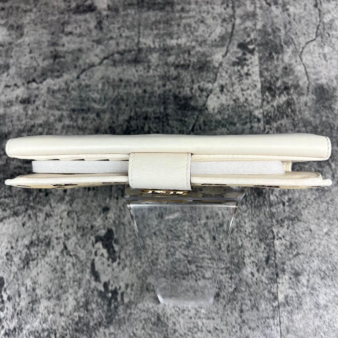 GUCCI ラブリーハート GGキャンバス 長財布 Wホック