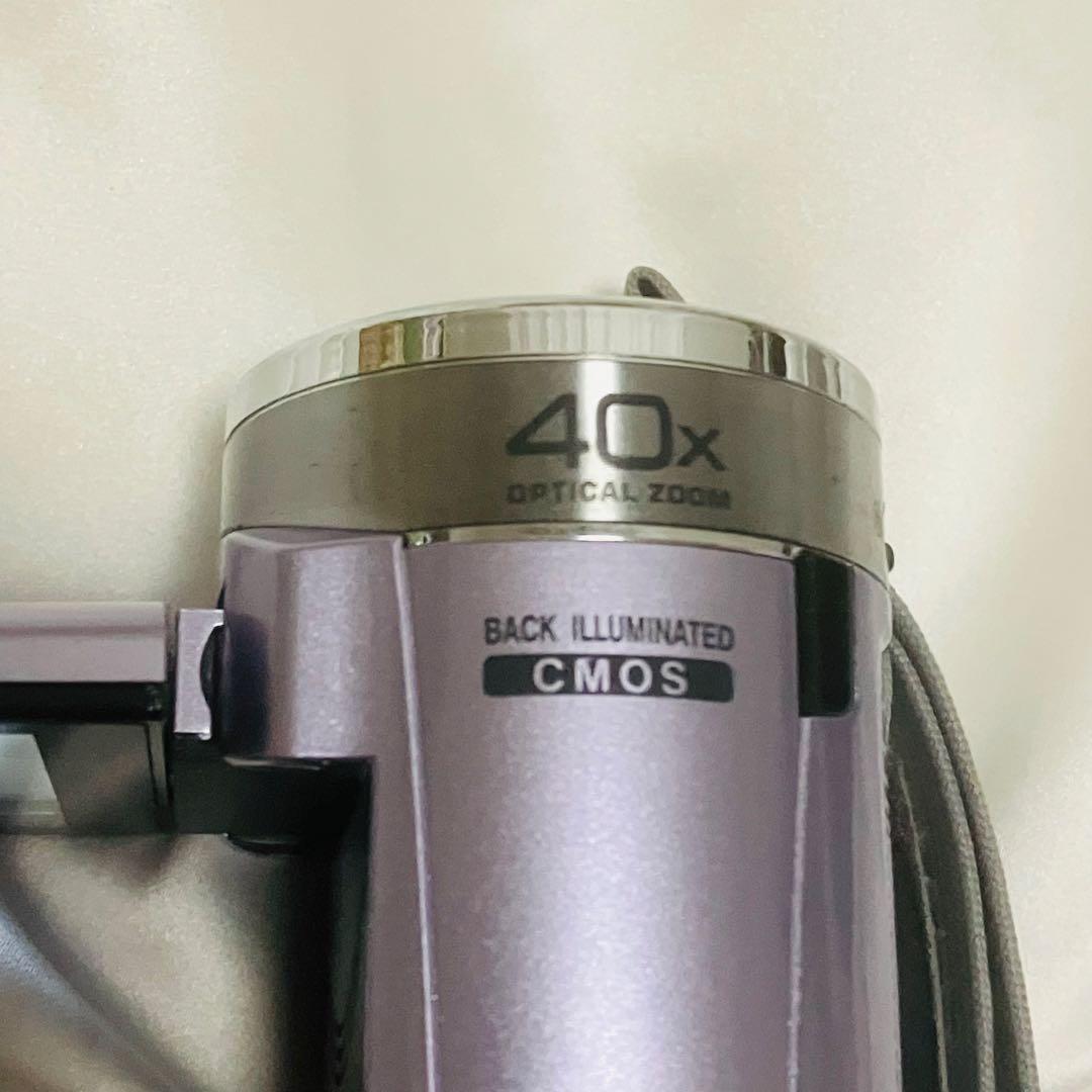 希少 JVC Everio GZ-HM33 パープル ビデオカメラ