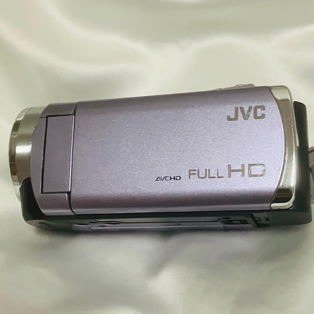 希少 JVC Everio GZ-HM33 パープル ビデオカメラ