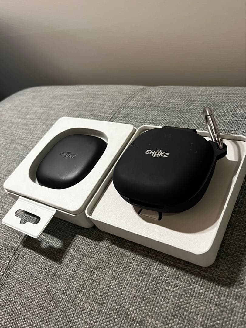 ワイヤレスイヤホン OPENFIT 2+ ブラックshokz openfit2+