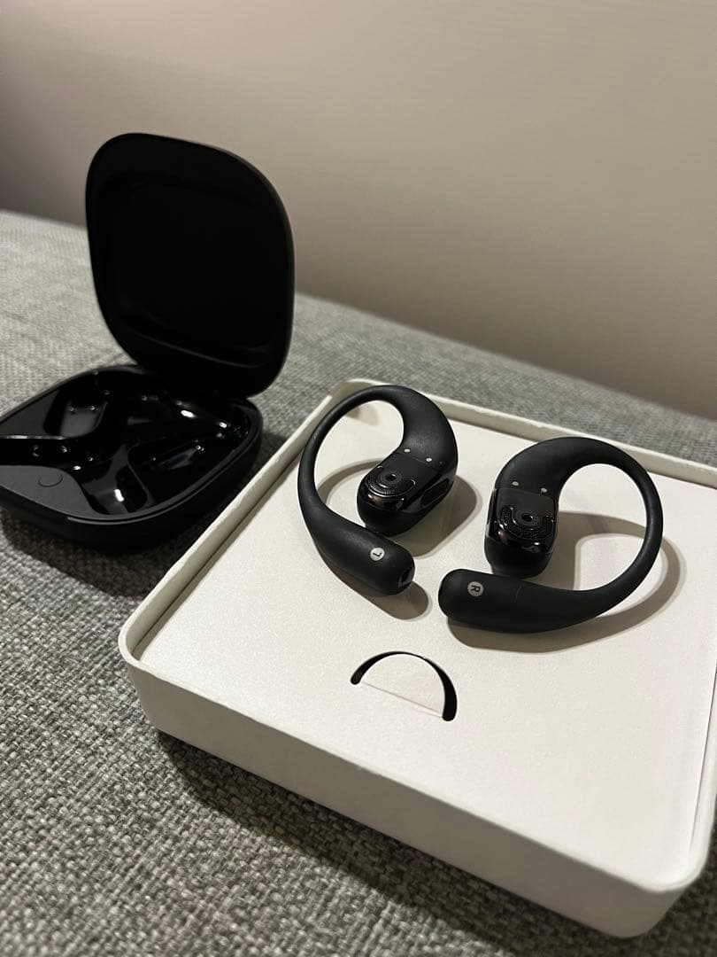 ワイヤレスイヤホン OPENFIT 2+ ブラックshokz openfit2+