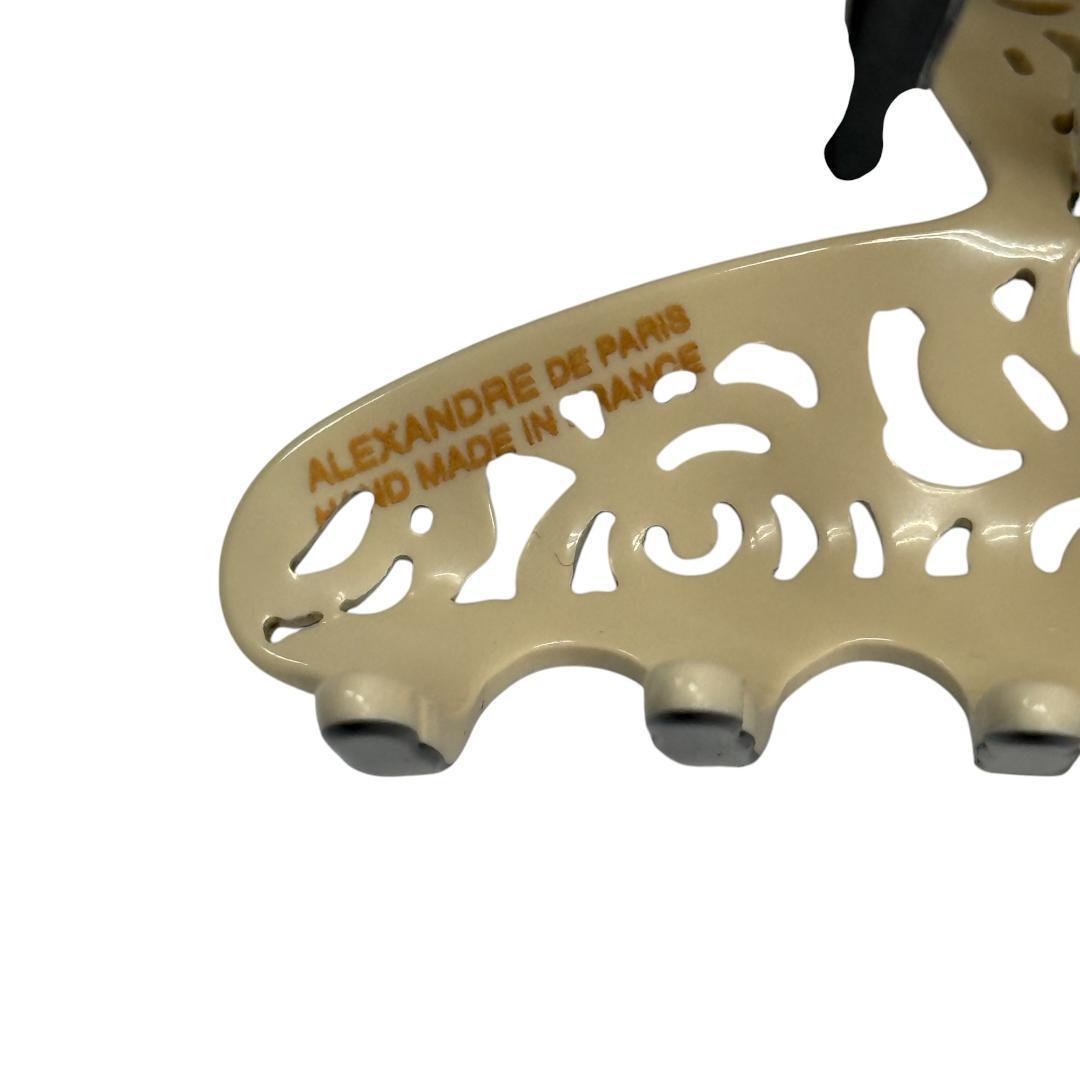 美品 アレクサンドル ドゥ パリ リズレ Mサイズ レースモチーフ ヘアクリップ