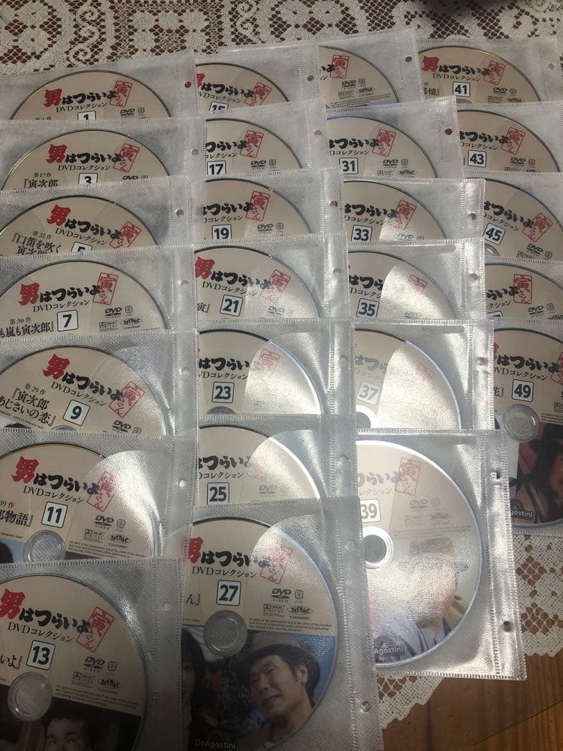 映像確認済み DeAGOSTINI 男はつらいよDVDコレクション 全50巻揃い