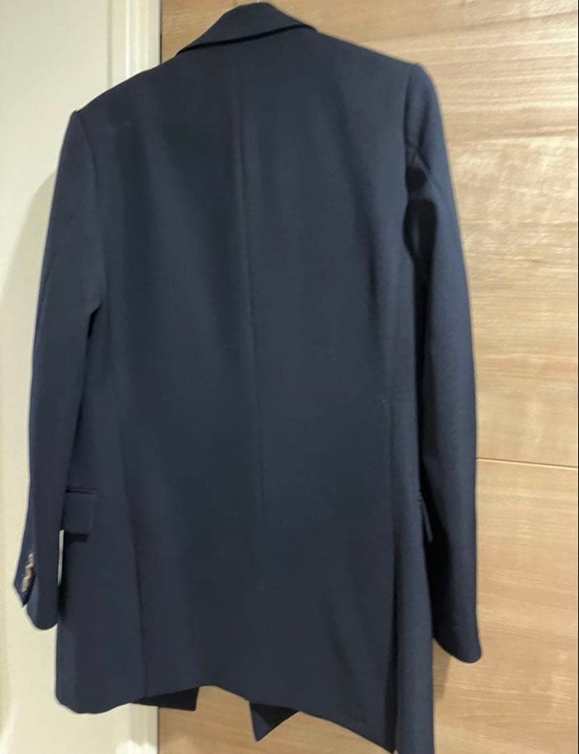 CLASSIC MINIMAL TAILORED JACKET ネイビー S