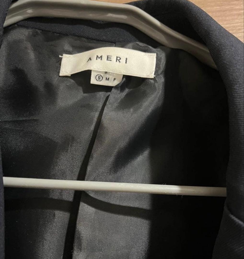 CLASSIC MINIMAL TAILORED JACKET ネイビー S