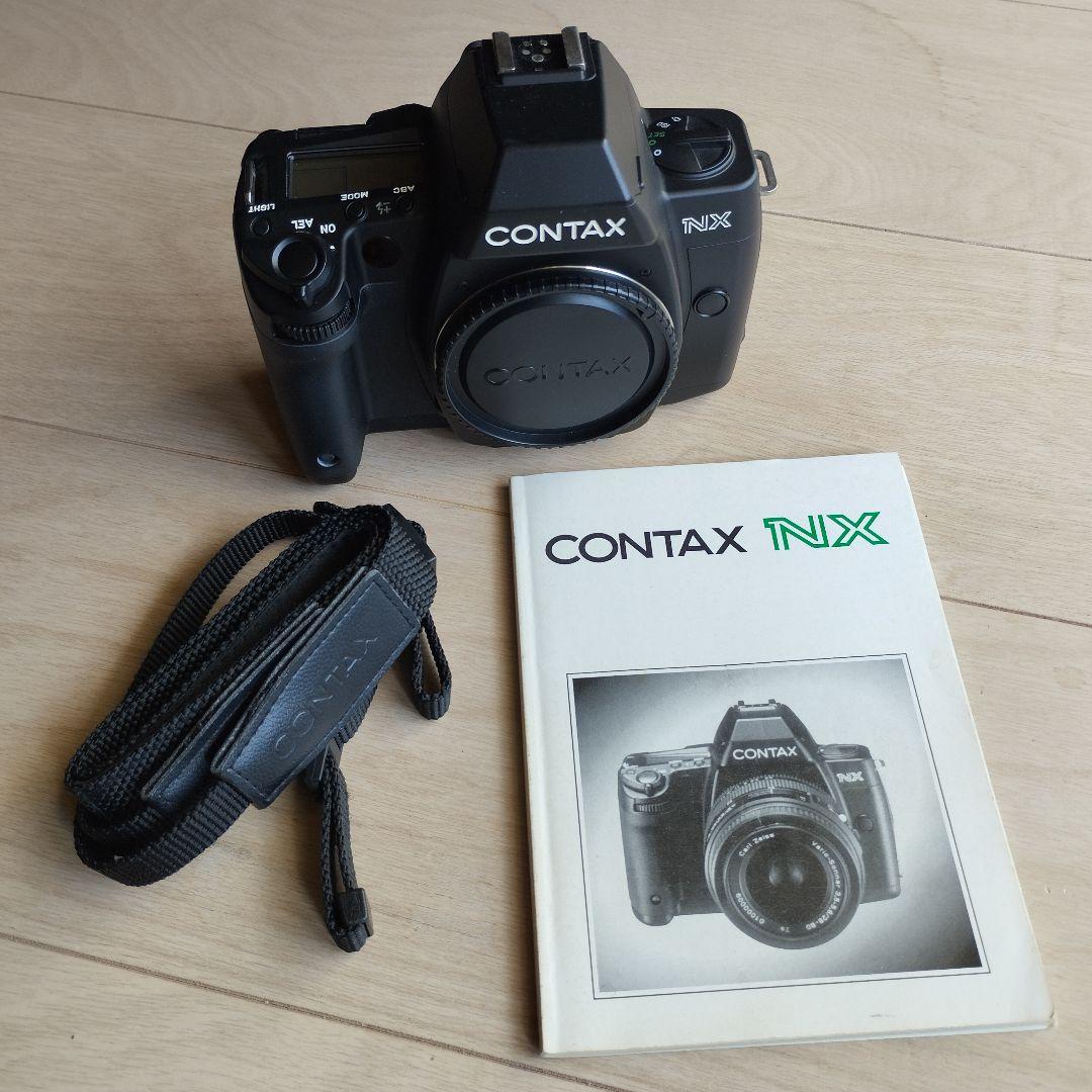 【美品】コンタックス　CONTAX NX　データバック、ストラップ、説明書付き