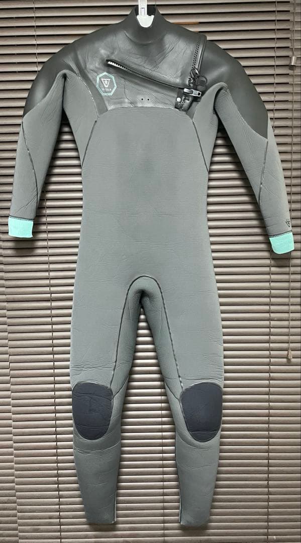 VISSLA ヴィスラ セミドライ フルスーツ 裏起毛 フロントジップ