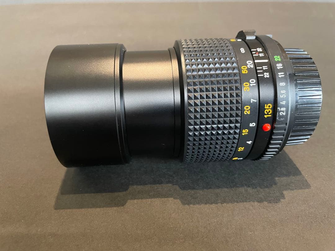 Minolta MDレンズ　135mmF2.8美品ケース付き
