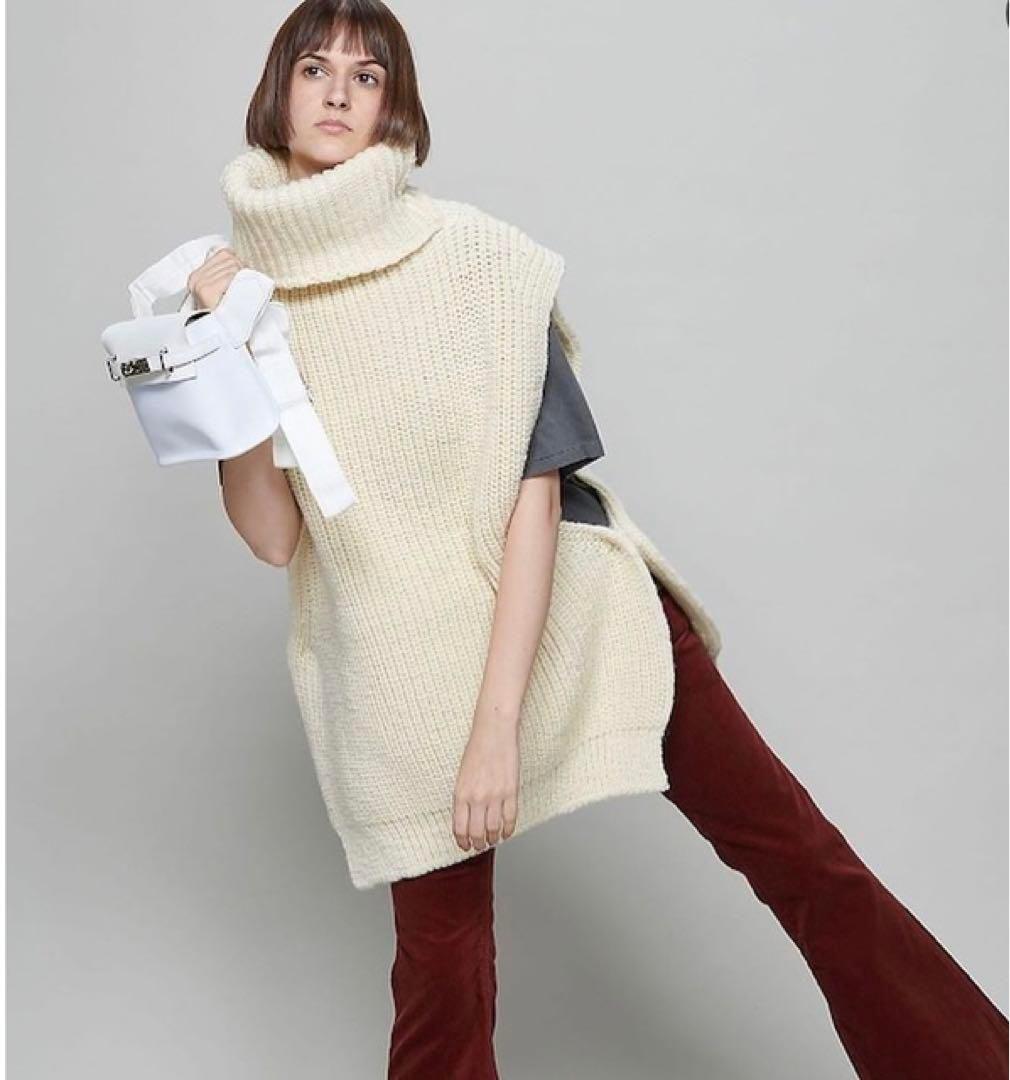 MAISON EUREKA TURTLE NECK WARMER VESTベスト