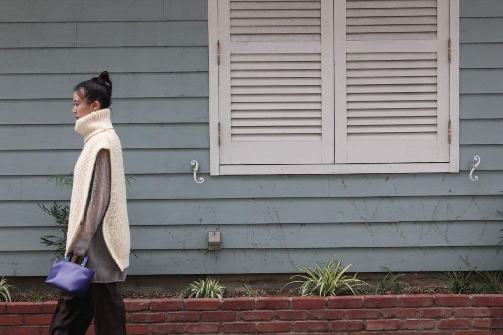 MAISON EUREKA TURTLE NECK WARMER VESTベスト