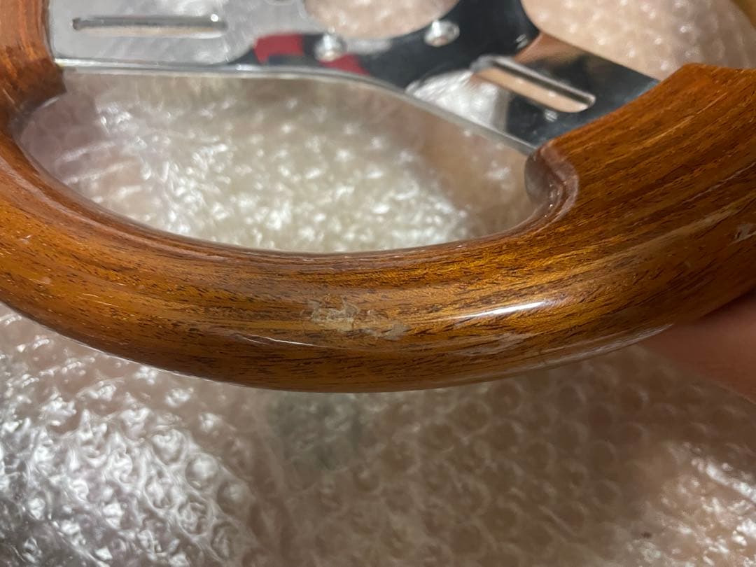 OBA 28センチ ステアリング 当時物 使用感あり