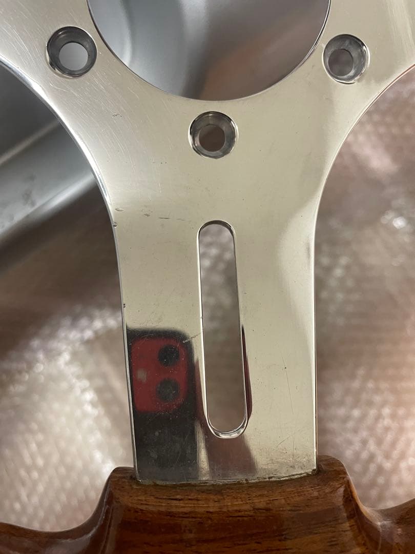 OBA 28センチ ステアリング 当時物 使用感あり