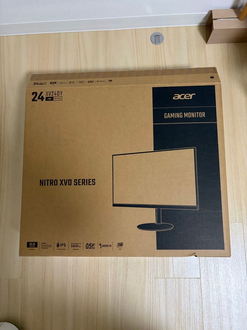 acer ゲーミングモニター　XV240Y Pbmiiprfx 23.8インチ