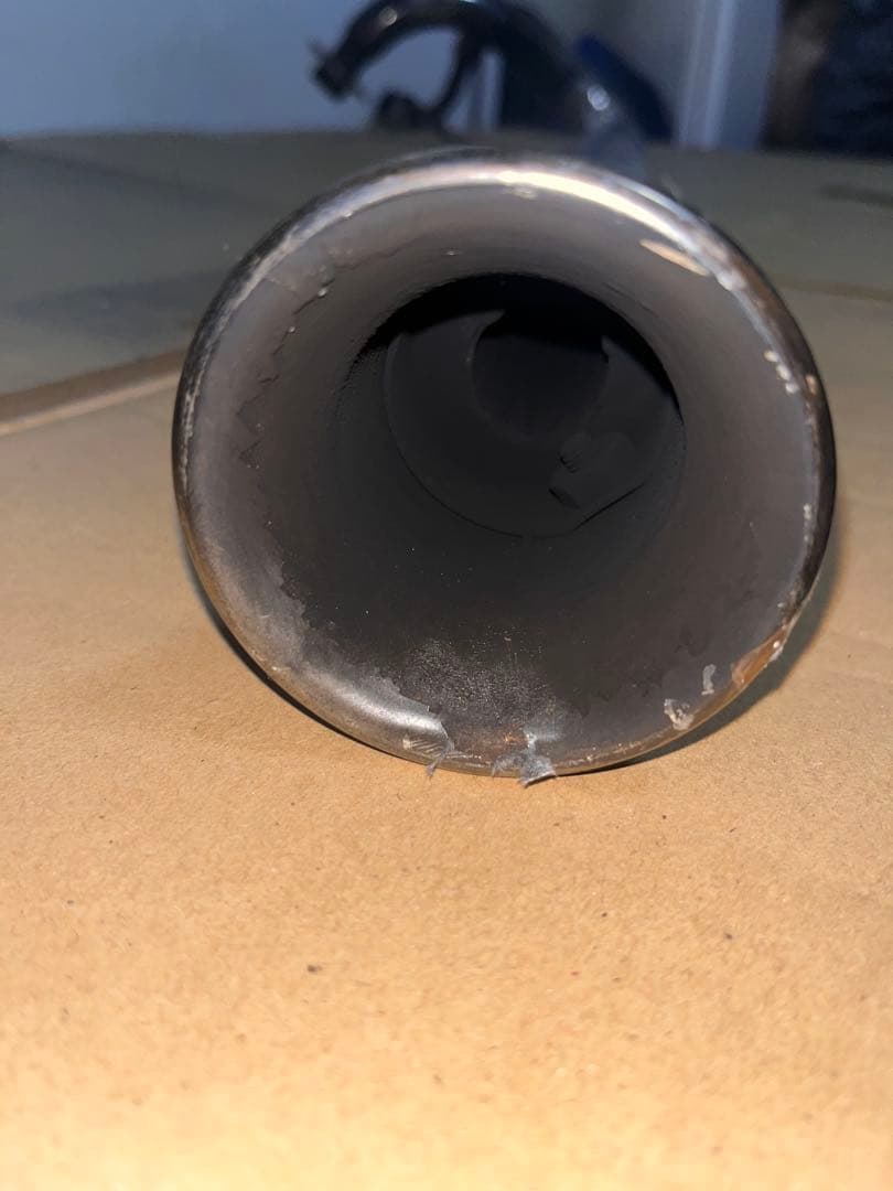 ドラッグスター400 社外マフラー 1本出し