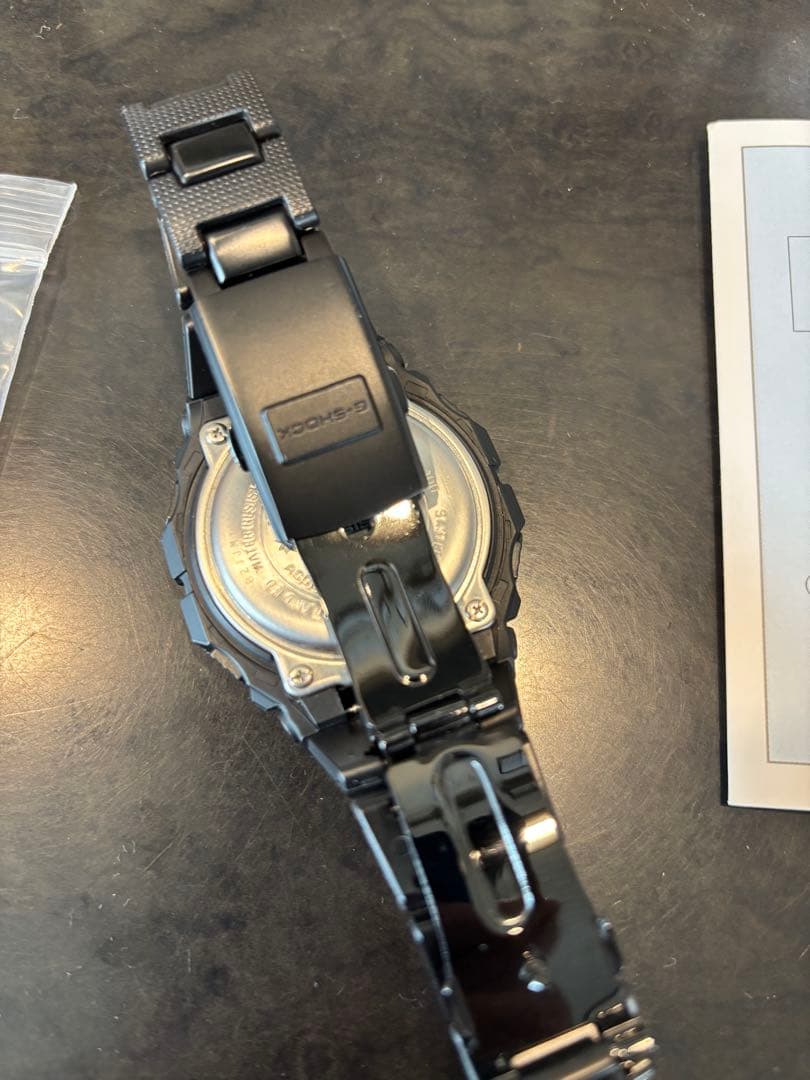 メタルバンドカスタム！ G-SHOCK G-LIDE ゴールド GBX-100