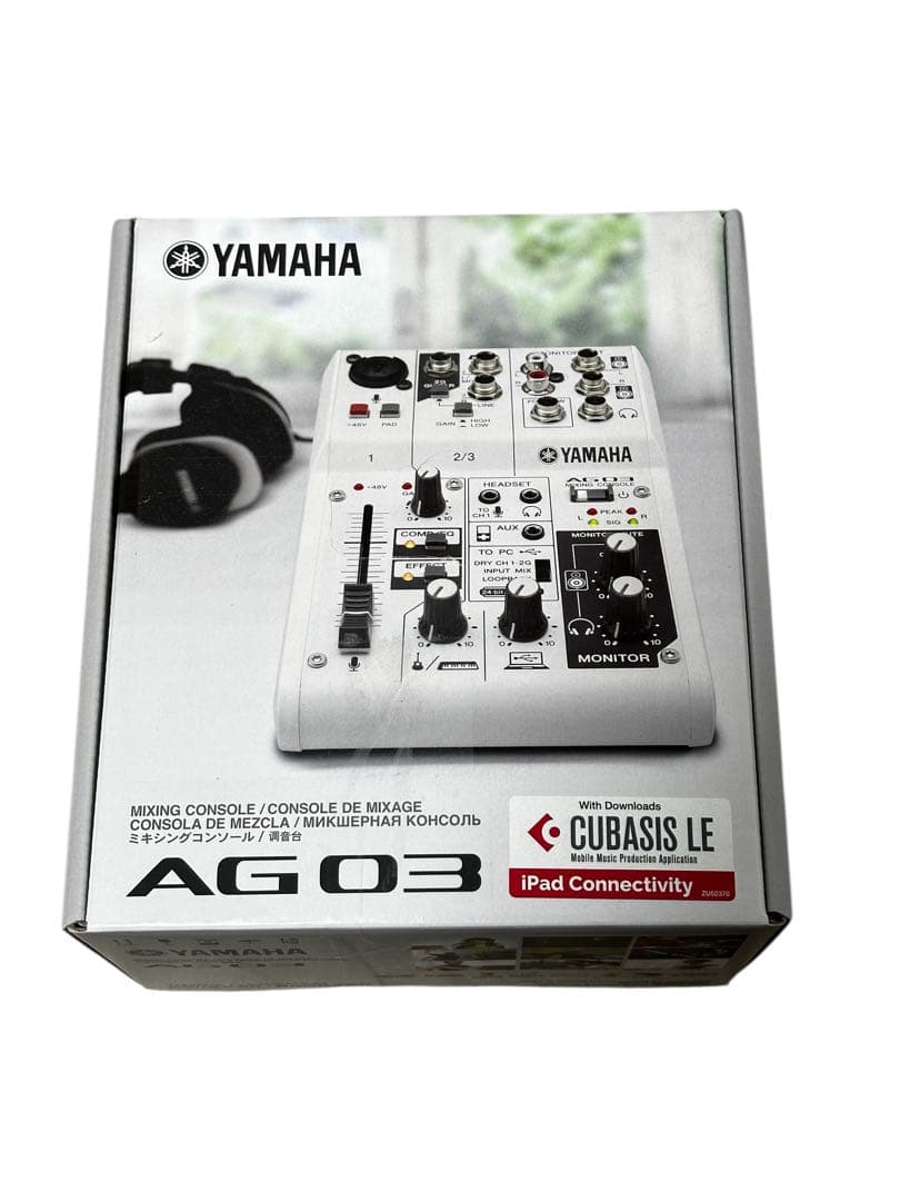 新品✨ YAMAHA AG03 ミキサー オーディオインターフェース