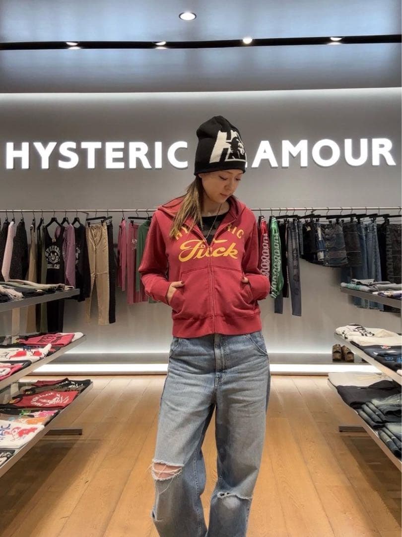 新品 大人気！ヒステリックグラマー ビーニー【STAR WOMAN】黒