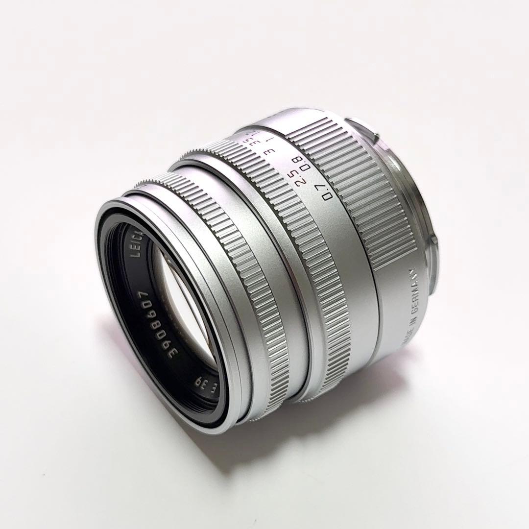 【美品】ライカ｜ズミクロン50mm F2（4th）フード組込《シルバークローム》