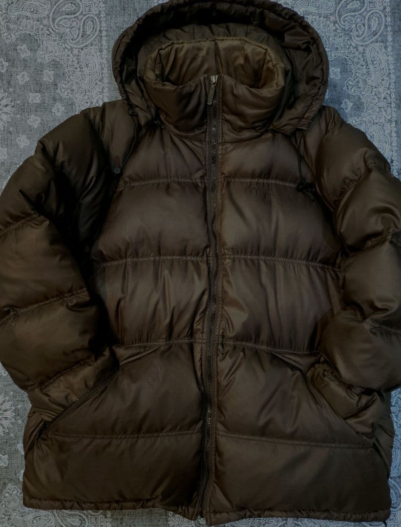 レアモデル llbean ダウン ジャケット エルエルビーン ブラウン