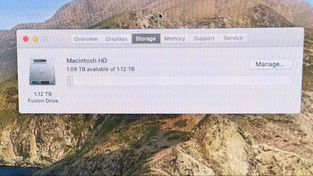 Macデスクトップ iMac 21.5inch i7 8GB 1.12TB