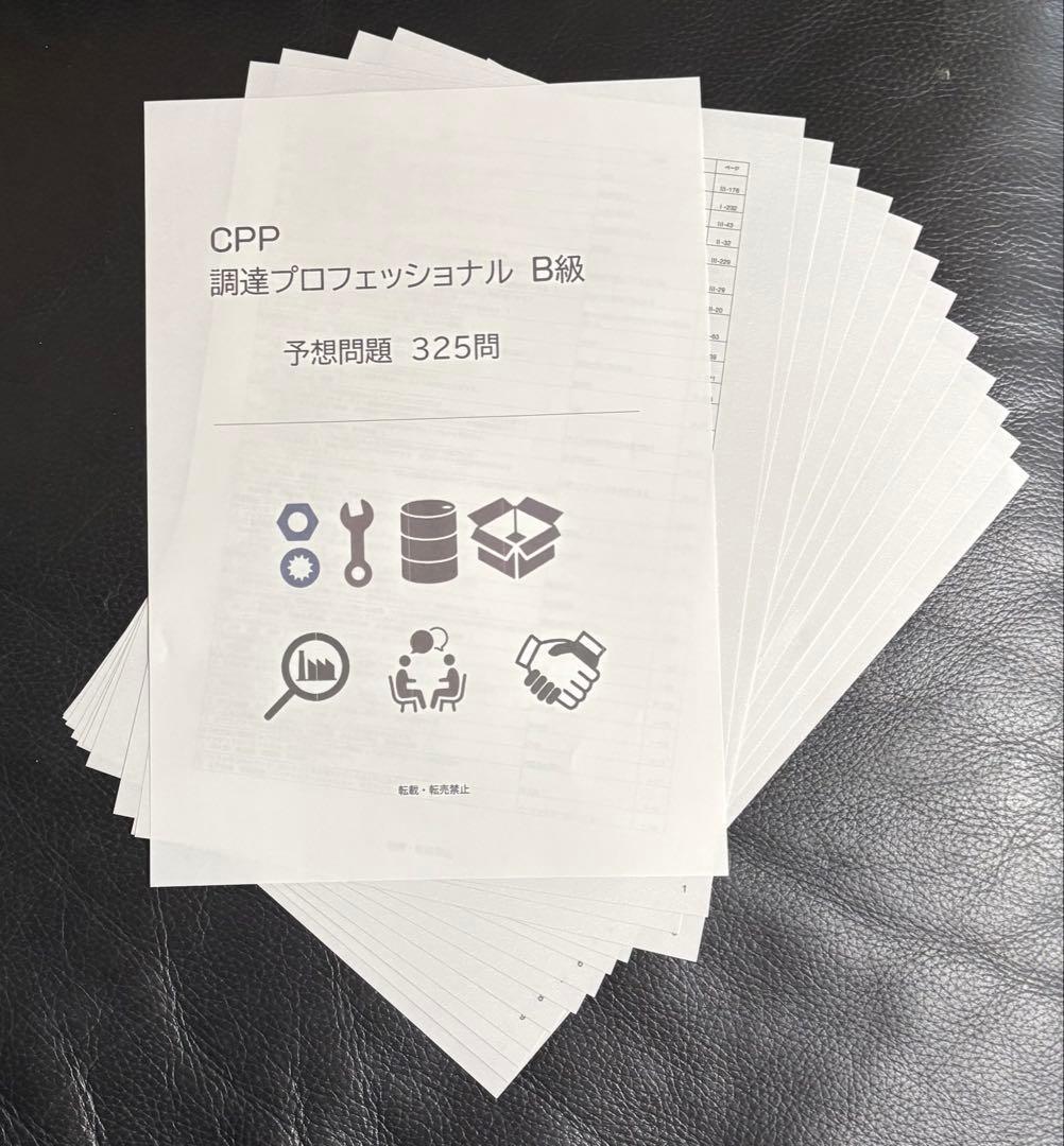 joe様　CPP-B調達プロフェッショナルフルセット　対策ノート　問題数555問
