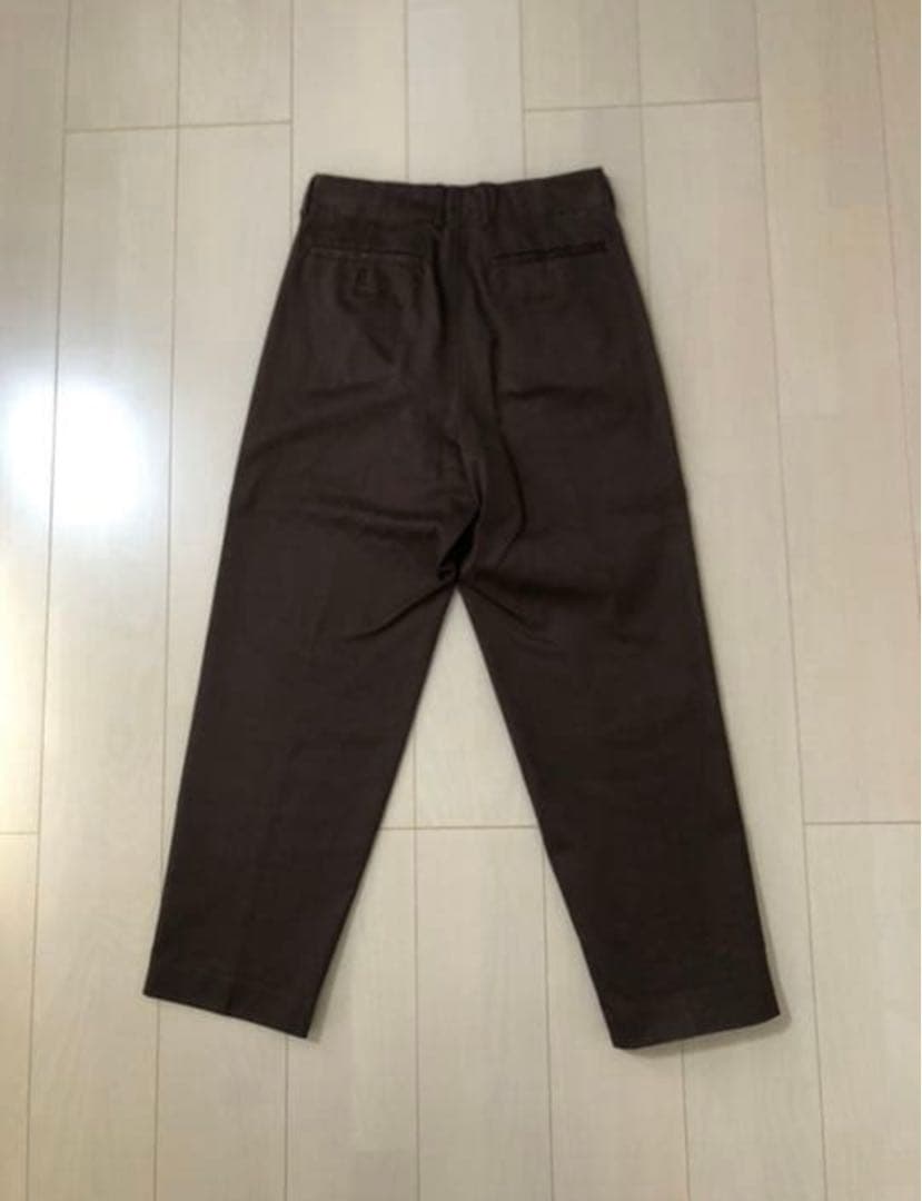 パンツ AURALEE WASHED FINX CHINO TAPERED PANTS