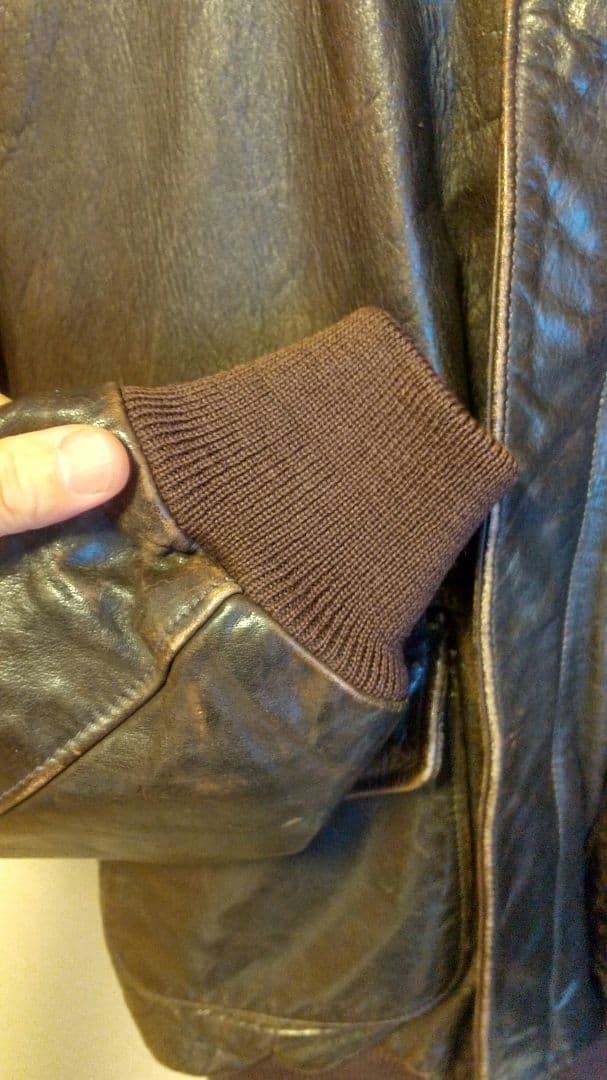 eです。 A2 ミリタリージャケット フライトジャケット 38