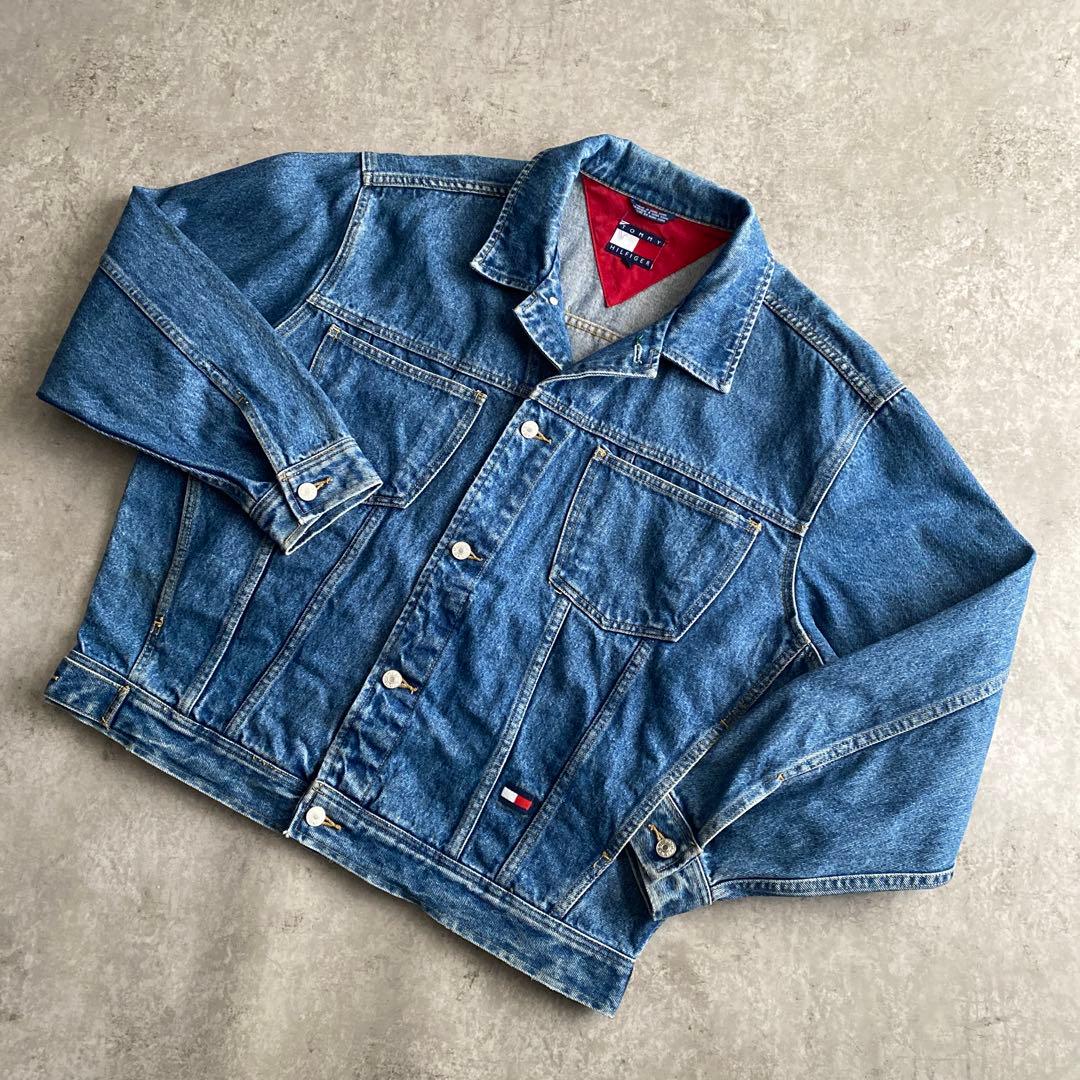 名作 90s   フラッグ デニム ジャケット L