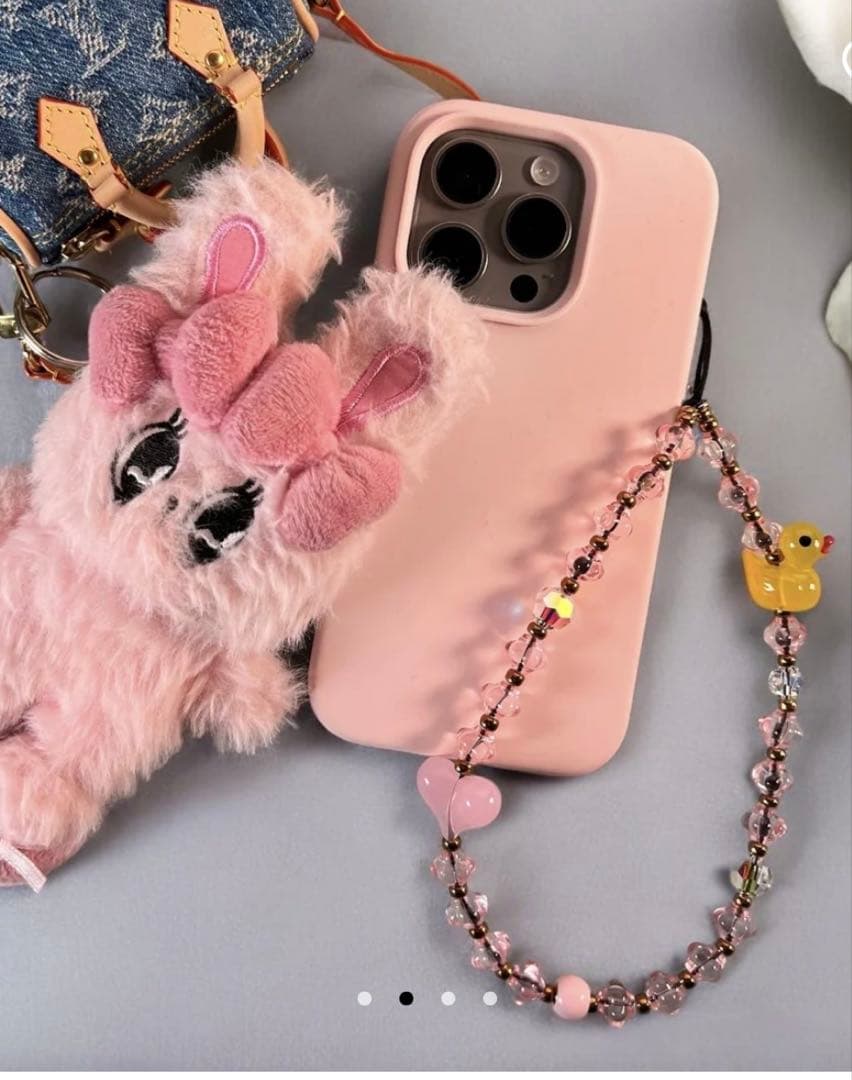 【正規品】String Ting ストリングティング　ストラップ　ピンク　アヒル