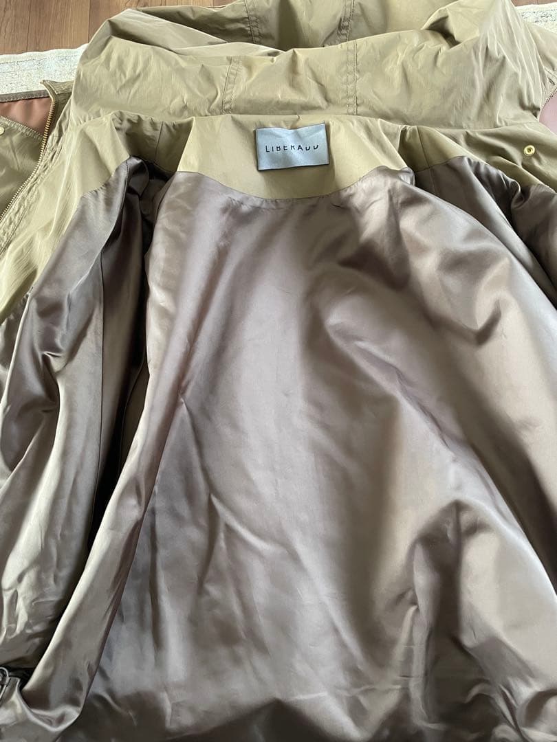 ドゥーズイエムクラス【LIBERADD/リベラド】 フーディーブルゾン キャメル