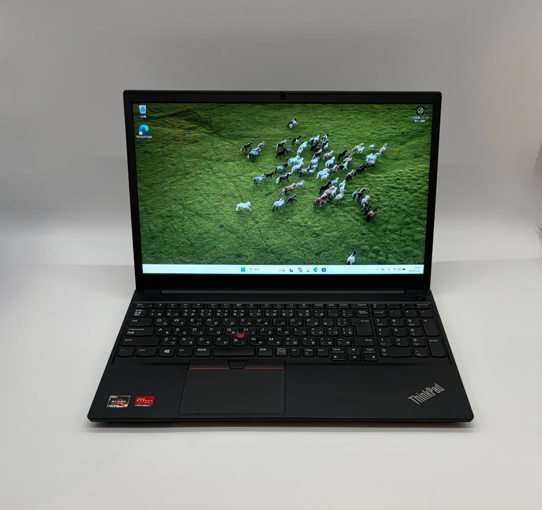 高速、高性能、ThinkPad E15、16GB、256GB NVMe SSD
