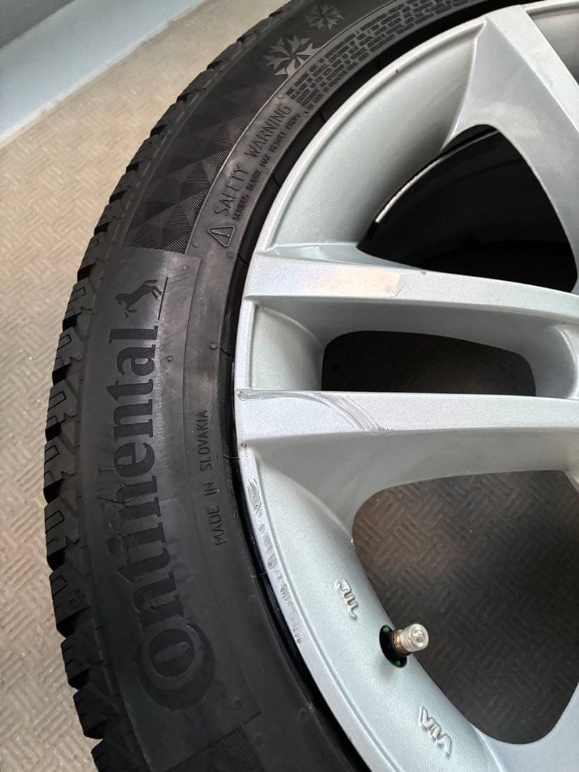 スタッドレス　コンチネンタル　ホイールセット　メルセデスベンツEクラスW212