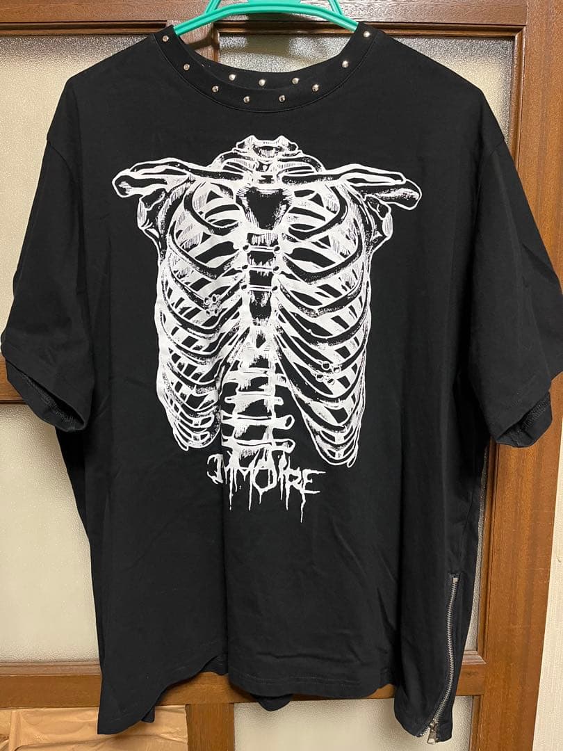 DimMoire Piercing 肋骨 BIG T Tシャツ ロンT ブラック